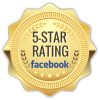 5-Star Rating on Facebook Badge